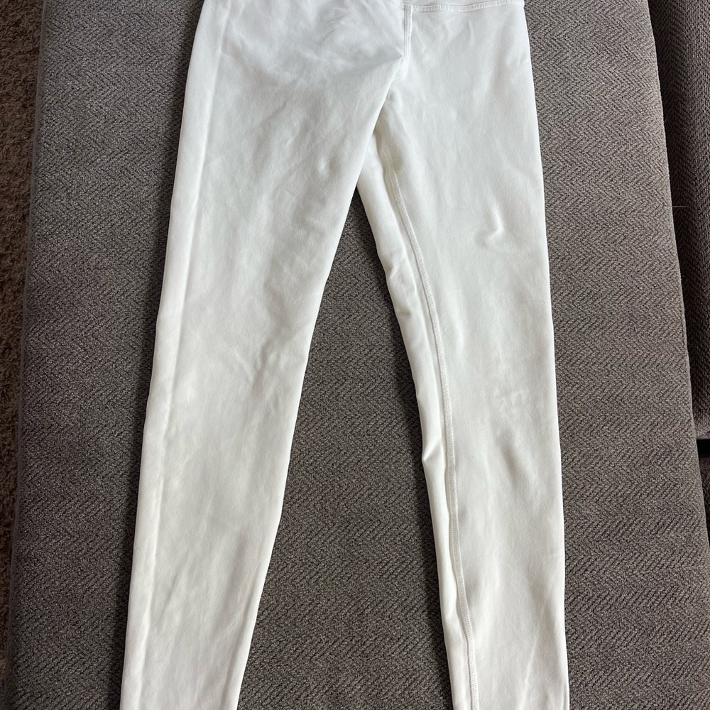 ALO  Leggings ivory high waist airbrush